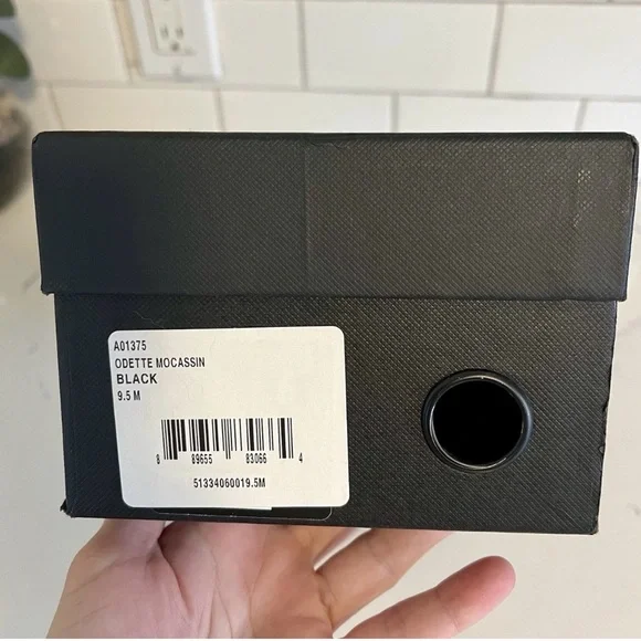 Coach Odette Black Leather Slip-on Casual Women’s Loafer Flat Shoes Size 9.5 - Picture 9 of 10